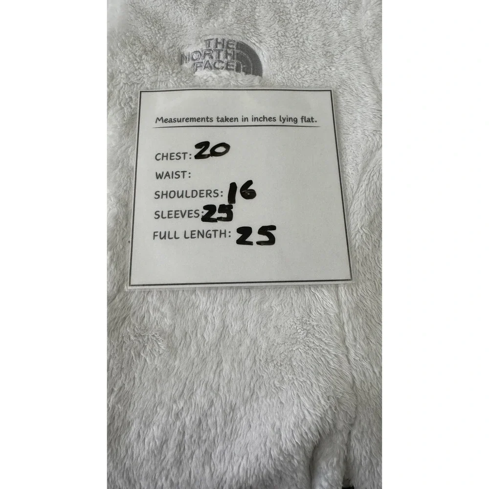 THE NORTH FACE Soft Faux Fur Jacket Women's Size M Full Zip - Picture 13 of 15